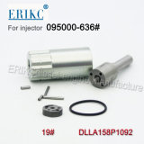 Erikc 095000-6360 (8-97609788-3) Denso Common Rail Injector 095000-6363 Repair Kit 19# Valve Plate and Nozzle Dlla158p844 \ Dlla158p1092